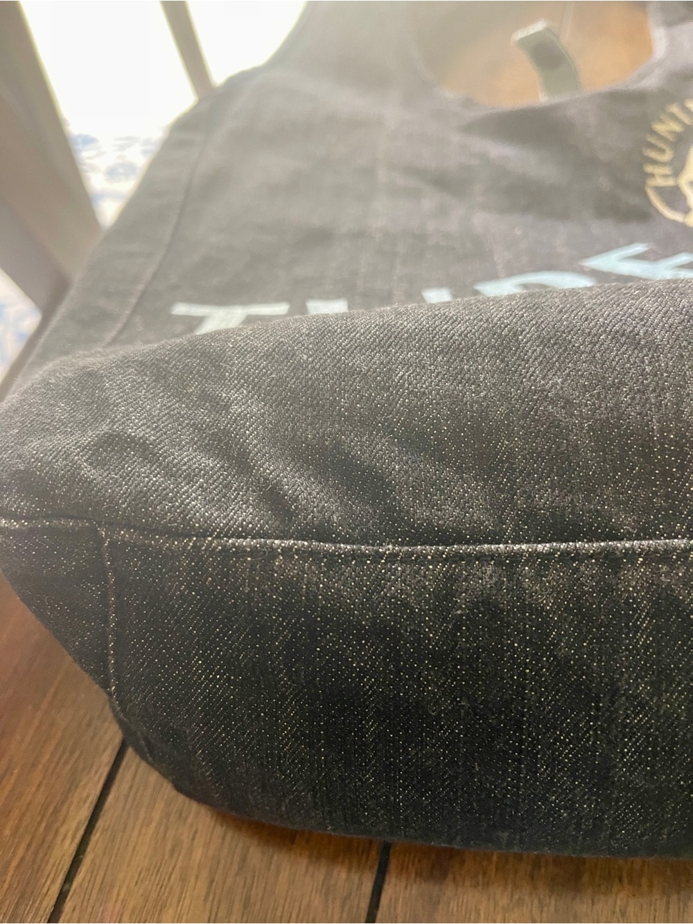 Hunting world denim tote bag - Picture 13 of 13